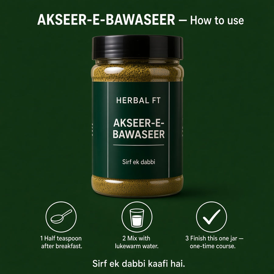 How to use Akseer-e-Bawaseer